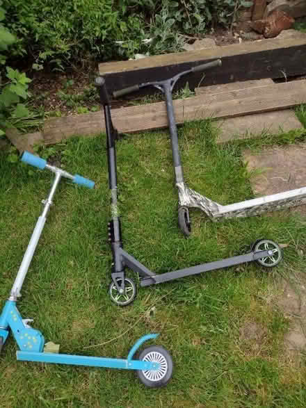 Photo of free 3 scooters (Dudbridge GL5)