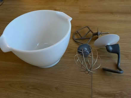 Photo of free Kenwood mixer attachments and bowl (Great Barr B43)