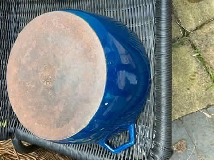 Photo of free Cast iron/enamel cooking pot (Malvern Link WR14)