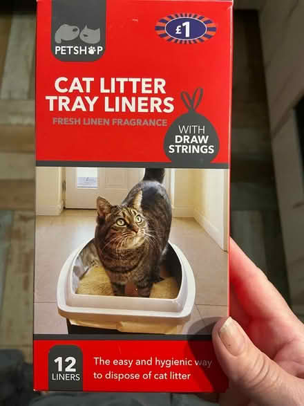 Photo of free Cat litter tray liners (Knockholt/Dunton Green TN14)