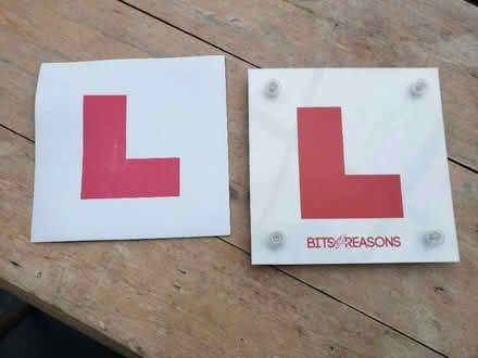 Photo of free L plates (Great Asby CA16)