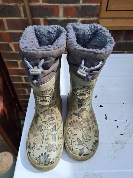 Photo of free Kids wellies size 10 insulated (OX25, Weston on the green)