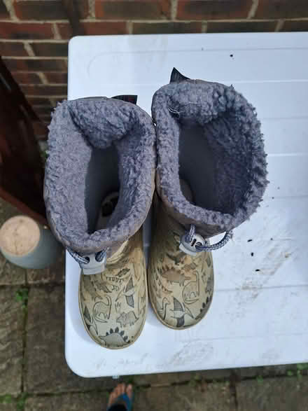 Photo of free Kids wellies size 10 insulated (OX25, Weston on the green)