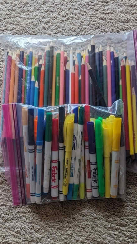 Photo of free Color pencils and markers (Coors / Montano)