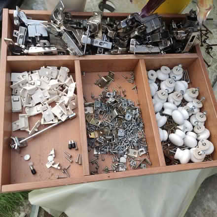 Photo of free Hinges, knobs & furniture bits (Jerrymoor Hill, RG40)