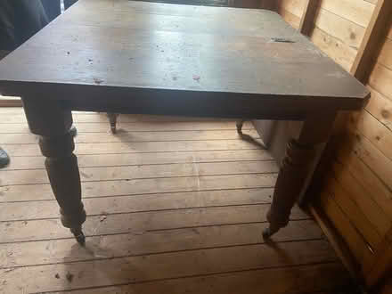 Photo of free Large antique extending table (Billericay)