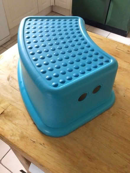 Photo of free Blue Plastic Stool (IKEA) (Weston Rhyn SY10)
