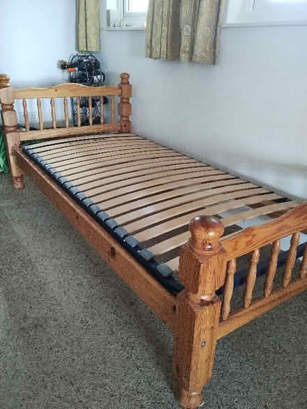 Photo of free Single bed with mattress (Strete TQ6)