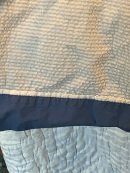 Photo of free Pottery Barn baby blanket/bed skirt (Red Hook NY) #2