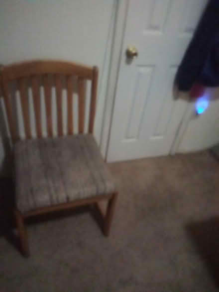 Photo of free 2 Broken dining chairs (Eastern Henrico)