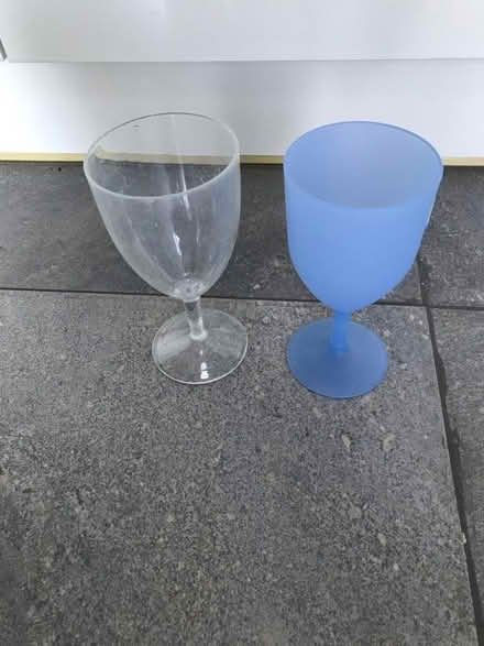 Photo of free Plastic wine glasses (Ware SG12)