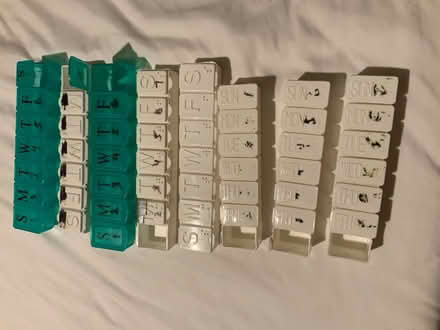 Photo of free 7-chamber Pill cases (Bowers x El Camino)