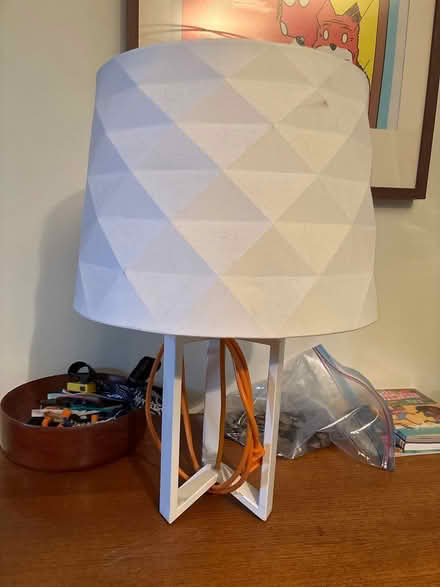 Photo of free Cute lamp with geometric shade (Shoreline)