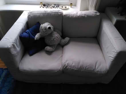 Photo of free Sofa - white (removable covers) (Grayrigg LA8)