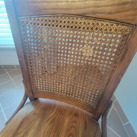 Photo of free Antique swivel walnut desk chair (Harshaw neighborhood)