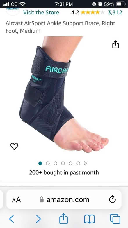 Photo of free Aircast AirSport Ankle Support (1711 Randall Avenue, Bronx)