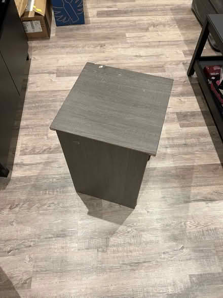 Photo of free Grey Bedside Table Wood (Hornsey, N8)
