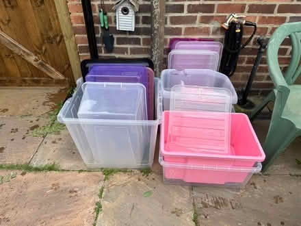 Photo of free Plastic boxes (Sandiacre, Nottingham)