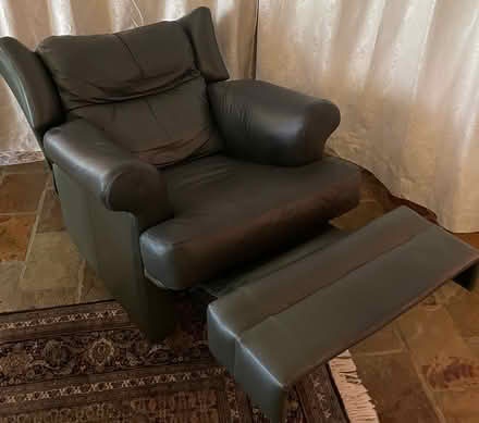 Photo of free Two leather recliner armchairs (Greenmount)