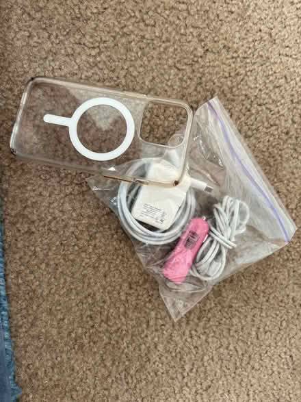 Photo of free Case and cords for IPhone 13 (Marriottsville)