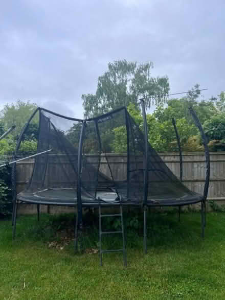 Photo of free Extra large trampoline. Net needs repair (Upper Wolvercote OX2)