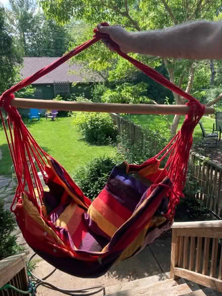 Photo of free Hammock style swing chair (Evanston, near Penny Park)