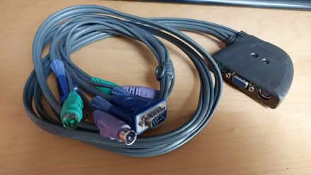 Photo of free KVM switch cable - 2 x PCs with VGA and PS/2 connectors (Lower Weston)