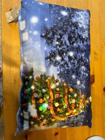 Photo of free Light up Christmas cushion (AB24) #1