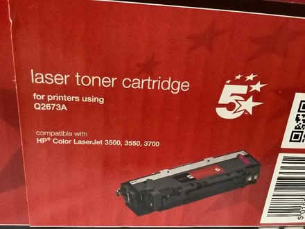 Photo of free 5Star HP Laser Printer Toner Q2673A Magenta (Fox Corner CW1) #1