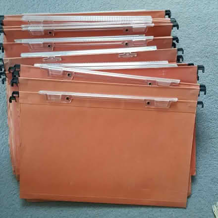 Photo of free Filing cabinet hangers (Great Kimble. HP17)