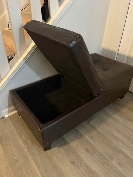 Photo of free Ottoman with storage (Morrow) #2