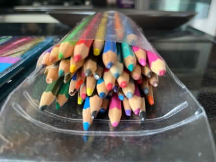 Photo of free Assorted coloured pencils & pens (Erdington)