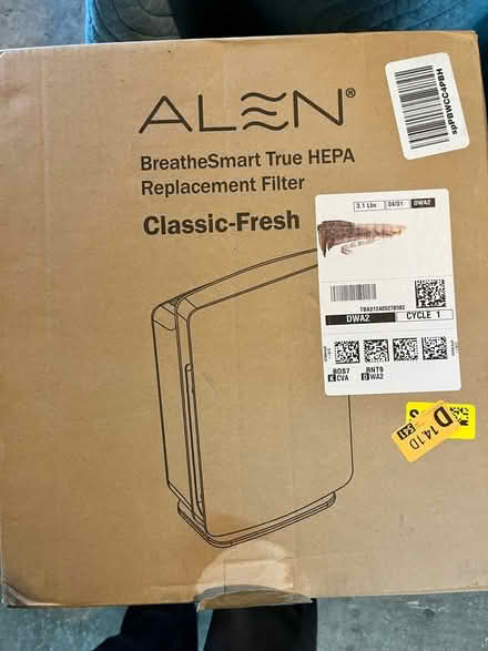 Photo of free Breathesmart air filter cartridge (Lake City)
