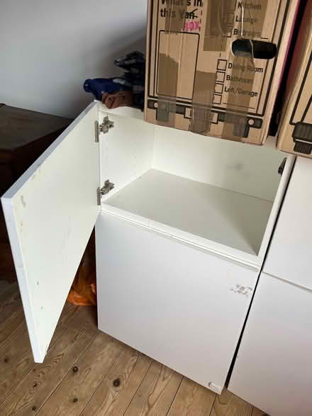Photo of free IKEA BESTA cupboards to go (Philip Lane, N15)