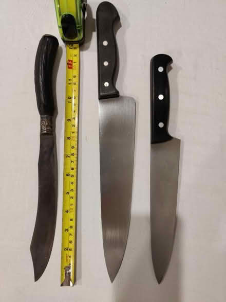 Photo of free 3 kitchen knifes (Victory Heights, North Seattle)