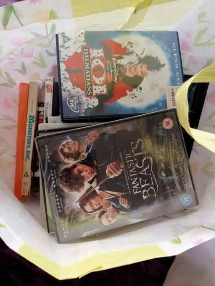 Photo of free Bag of dvds (Loughborough LE11)