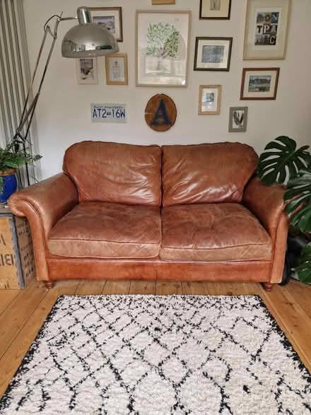 Photo of free Leather sofa bed (Entry Hill)