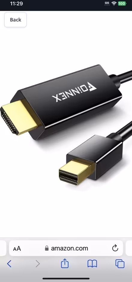 Photo of Mini DisplayPort to HDMI Cable (Manhattan) #2