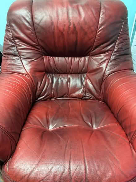 Photo of free 2 red armchairs (Sheldon) #4