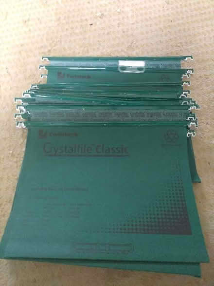 Photo of free A4 size hanging files (Yarwell PE8)