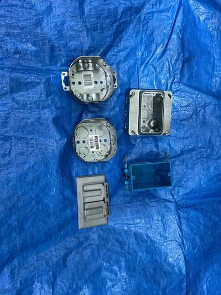 Photo of free Assorted electrical supplies (Fairland)