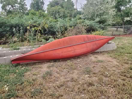 Photo of free Large Red Dolphin Warrior Canoe (Nob Hill 80122) #4