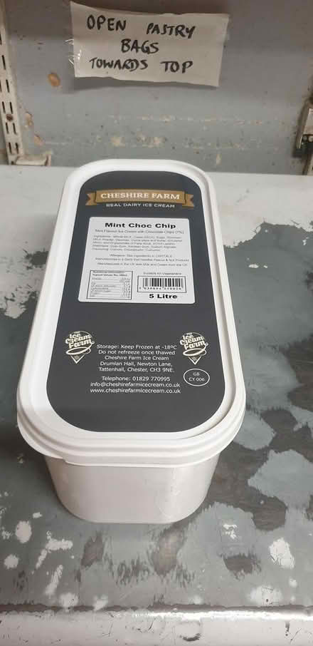 Photo of free Empty 5L icecream tubs (Beech road, chorlton) #2