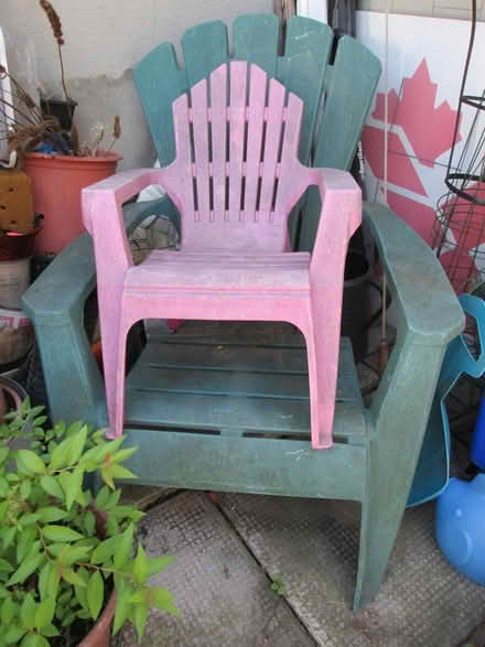 Photo of free Muskoka chair and child size chair (Old Ottawa South) #1