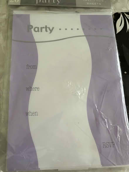 Photo of free Brand new pack party invitations (PE12 7n) #1