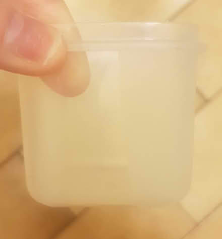 Photo of free Small Plastic Tub- No Lid (M19) #1