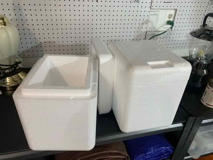 Photo of free Styrofoam, coolers – small (Pound Ridge)