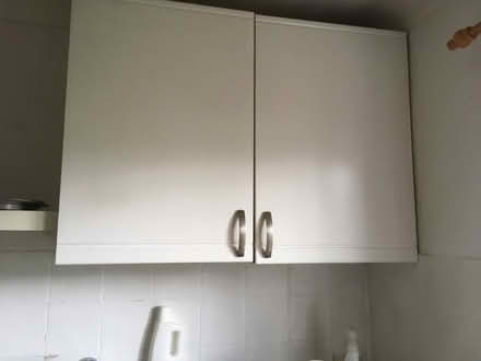 Photo of free Kitchen Wall Cupboards 1 double 1 single (West Hill BN1)