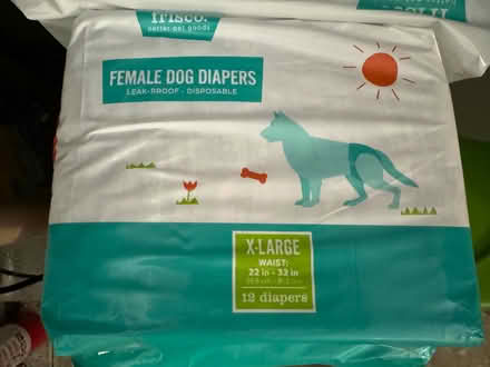 Photo of free Male Dog Wraps (Crofton area)