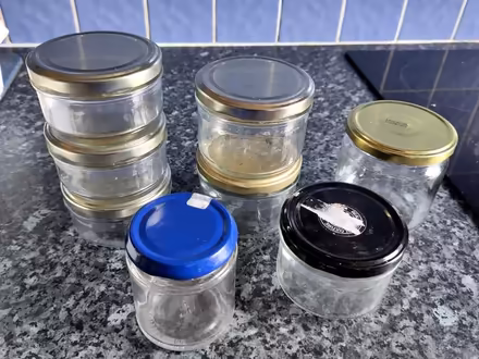 Photo of free Clean Glass Jars, various sizes (AB25) #1